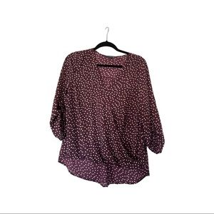 Women’s (L) Polka Dots West Kei Blouse